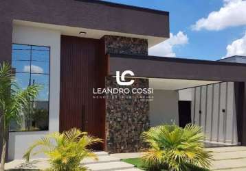 Casa com 3 dormitórios à venda, 160 m² por r$ 1.220.000,00 - condomínio lagos d'icaraí - salto/sp