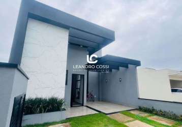 Casa com 3 dormitórios à venda, 110 m² - condomínio villágeo moutonnee - salto/sp