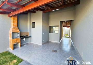 Casa com 3 quartos à venda na vau das pombas, 01, residencial santa fé i, goiânia por r$ 256.000