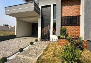 Casa com 3 dormitórios à venda, 140 m² por r$ 1.100.000,00 - residencial jardim dos lírios - paulínia/sp