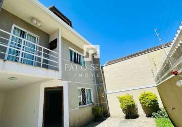 Casa em condomínio fechado com 3 quartos à venda na rua josé bajerski, 1492, abranches, curitiba por r$ 549.000