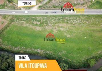 Terreno à venda, 10825 m² por r$ 395.000,00 - vila itoupava - blumenau/sc