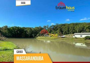 Casa residencial à venda, zona rural, massaranduba - ca0046.