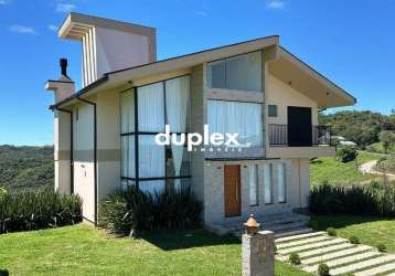 Casa alto padrão com 3 dormitórios sendo 1 suite mobiliada em rancho queimado