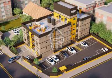 Apartamento com 2 quartos à venda no jardim pinheiros, quatro barras , 55 m2 por r$ 329.000