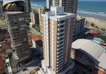 Apartamento com 2 dormitórios à venda, 81 m² por r$ 603.000,00 - aviação - praia grande/sp