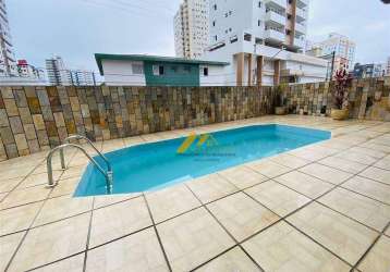 Apartamento com 2 dormitórios para alugar, 65 m² por r$ 2.600,00/mês - aviação - praia grande/sp