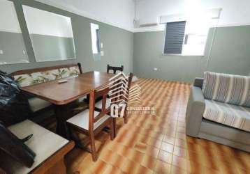 Kitnet com 1 dormitório à venda, 33 m² por r$ 220.000,00 - aviação - praia grande/sp