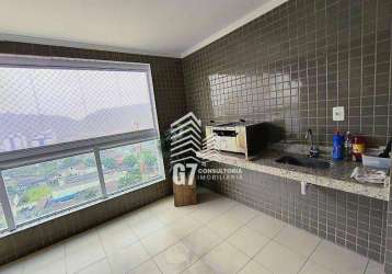 Apartamento com 2 dormitórios à venda, 77 m² por r$ 550.000,00 - canto do forte - praia grande/sp