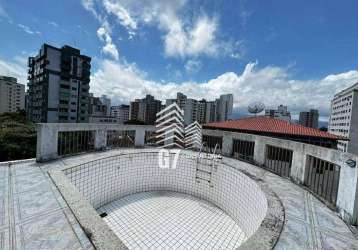 Cobertura com piscina 264m para locação