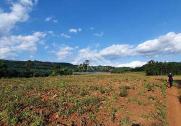 Área de terras com vista à venda no alto de linha nova - rs