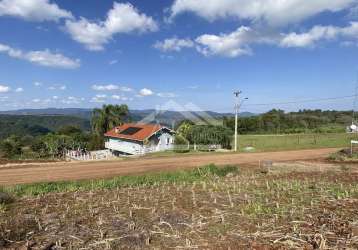 Terreno de esquina com belíssima vista na cidade de linha nova na serra gaúcha