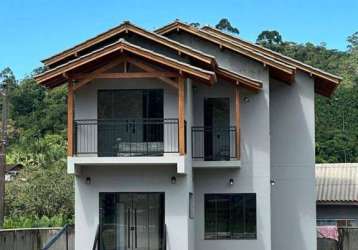 Sobrado com 3 dormitórios à venda, 120 m² por r$ 980.000 - vila do salto - luiz alves/sc