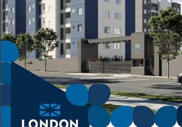 * novo empreendimento pride london blue* apartamentos com 46,31 m² à venda, perobinha, londrina, pr