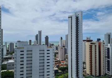 Apartamento para aluguel e venda com 83 metros quadrados com 3 quartos em boa viagem - recife - pe