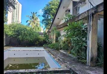 Casa para venda com 600 metros quadrados com 5 quartos em casa forte - recife - pe