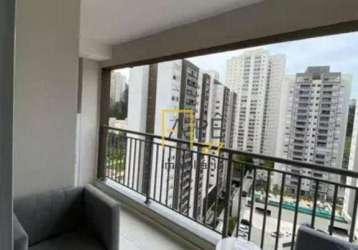 Panamby - apartamento de 50m 2 dormitórios - mobiliado - pronto para morar