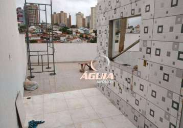 Cobertura à venda, 46 m² por r$ 360.000,00 - vila guiomar - santo andré/sp