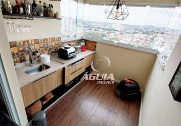 Apartamento lazer completo, à venda, 52 m² por r$ 404.000 - vila humaitá - santo andré/sp