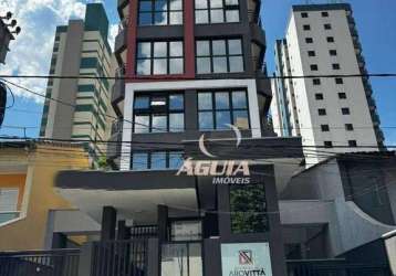 Apartamento com 1 dormitório à venda, 41 m² por r$ 335.000,00 - vila valparaíso - santo andré/sp