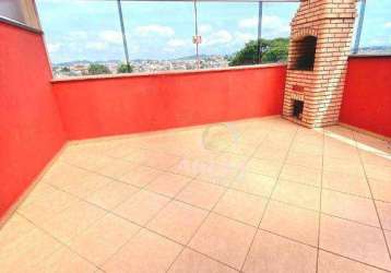 Cobertura com 2 dormitórios à venda, 37 m² por r$ 365.000,00 - jardim cristiane - santo andré/sp