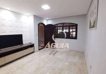 Sobrado com 3 dormitórios à venda, 154 m² por r$ 580.000,00 - jardim itapoan - santo andré/sp