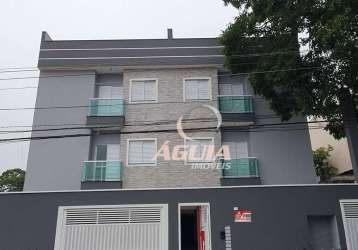 Cobertura com 2 dormitórios à venda, 58 m² por r$ 649.000,00 - vila scarpelli - santo andré/sp