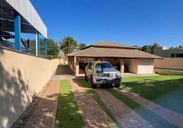 Rancho com 4 dormitórios à venda, 360 m² por r$ 1.500.000 - condomínio lago e sol - fronteira/mg