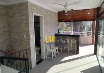 Cobertura com 3 dormitórios à venda, 123 m² por r$ 850.000,00 - toninhas - ubatuba/sp