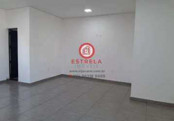 Excelente oportunidade: sala comercial para locação em jacareí-sp, bairro loteamento villa branca, 1 sala, 1 banheiro, 59m².