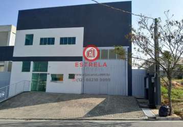 Galpão para locação em jacareí-sp, jardim califórnia: 2 salas, 2 banheiros, 2 vagas, 750m² de área. venha conferir!