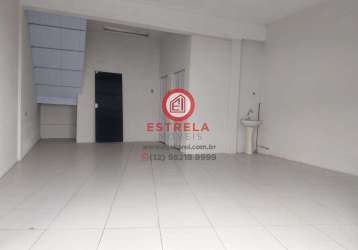 Excelente oportunidade: ponto comercial para locação no centro de jacareí-sp, 1 sala, 1 banheiro, 30m² de área!