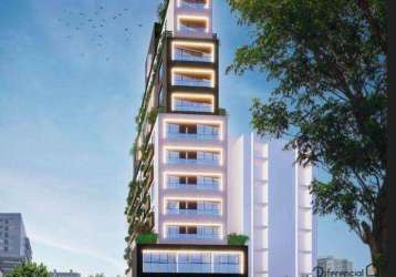 Apartamento com 1 dormitório à venda, 32 m² por r$ 458.360,00 - água verde - curitiba/pr