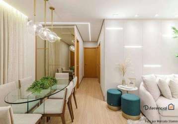 Apartamento com 2 dormitórios à venda, 67 m² por r$ 685.000,00 - bacacheri - curitiba/pr