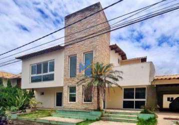 Casa com 05 dormitórios à venda, 445 m² por r$ 3.000.000 - riviera fluminense - macaé/rj