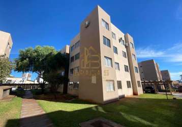 Apartamento com 2 dorms, recanto tropical, cascavel - r$ 170 mil, cod: 166