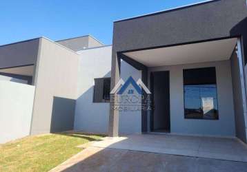 Casa com 3 dormitórios à venda, 79 m² por r$ 390.000,00 - coliseu - londrina/pr