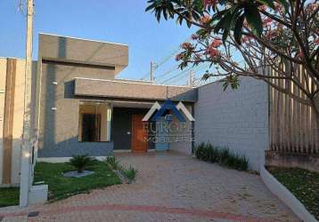 Casa com 3 dormitórios à venda, 78 m² por r$ 498.000,00 - loteamento morada das flores - cambé/pr