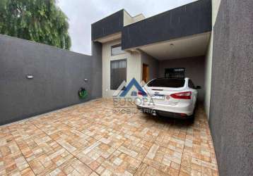 Casa com 3 dormitórios à venda, 90 m² por r$ 380.000,00 - columbia - londrina/pr