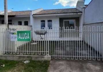 Casa residencial com 2 quartos  para alugar, 60.00 m2 por r$1400.00  - eucaliptos - fazenda rio grande/pr