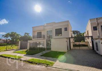 Casa em condomínio fechado com 3 quartos à venda na rua david geronasso, 1527, boa vista, curitiba por r$ 830.000