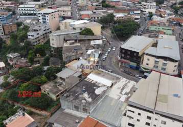 Lote com 1.025m2 centro comercial do jatobá - ibirité/mg.