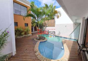 Casa com 5 dormitórios à venda, 250 m² por r$ 2.000.000,00 - jardim excelsior - cabo frio/rj