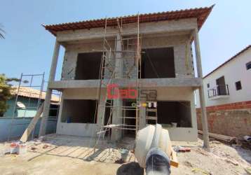 Casa com 4 dormitórios à venda, 100 m² por r$ 650.000,00 - foguete - cabo frio/rj