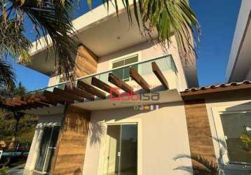 Casa com 3 dormitórios à venda, 90 m² por r$ 460.000,00 - peró - cabo frio/rj