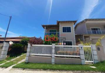 Casa com 3 dormitórios à venda, 143 m² por r$ 745.000,00 - guriri - cabo frio/rj