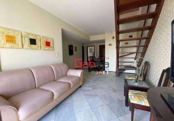 Cobertura com 3 dormitórios à venda, 99 m² por r$ 620.000,00 - braga - cabo frio/rj