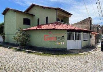 Casa com 4 dormitórios à venda, 150 m² por r$ 750.000 - vila blanche - cabo frio/rj