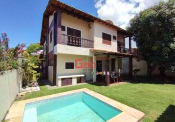 Casa com 4 dormitórios à venda, 180 m² por r$ 600.000,00 - praia linda - são pedro da aldeia/rj