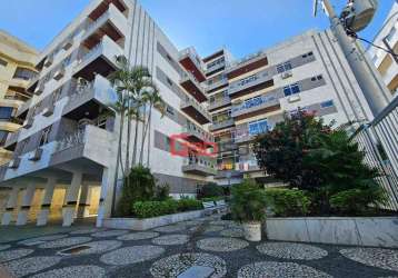 Cobertura com 3 dormitórios à venda, 200 m² por r$ 850.000,00 - braga - cabo frio/rj